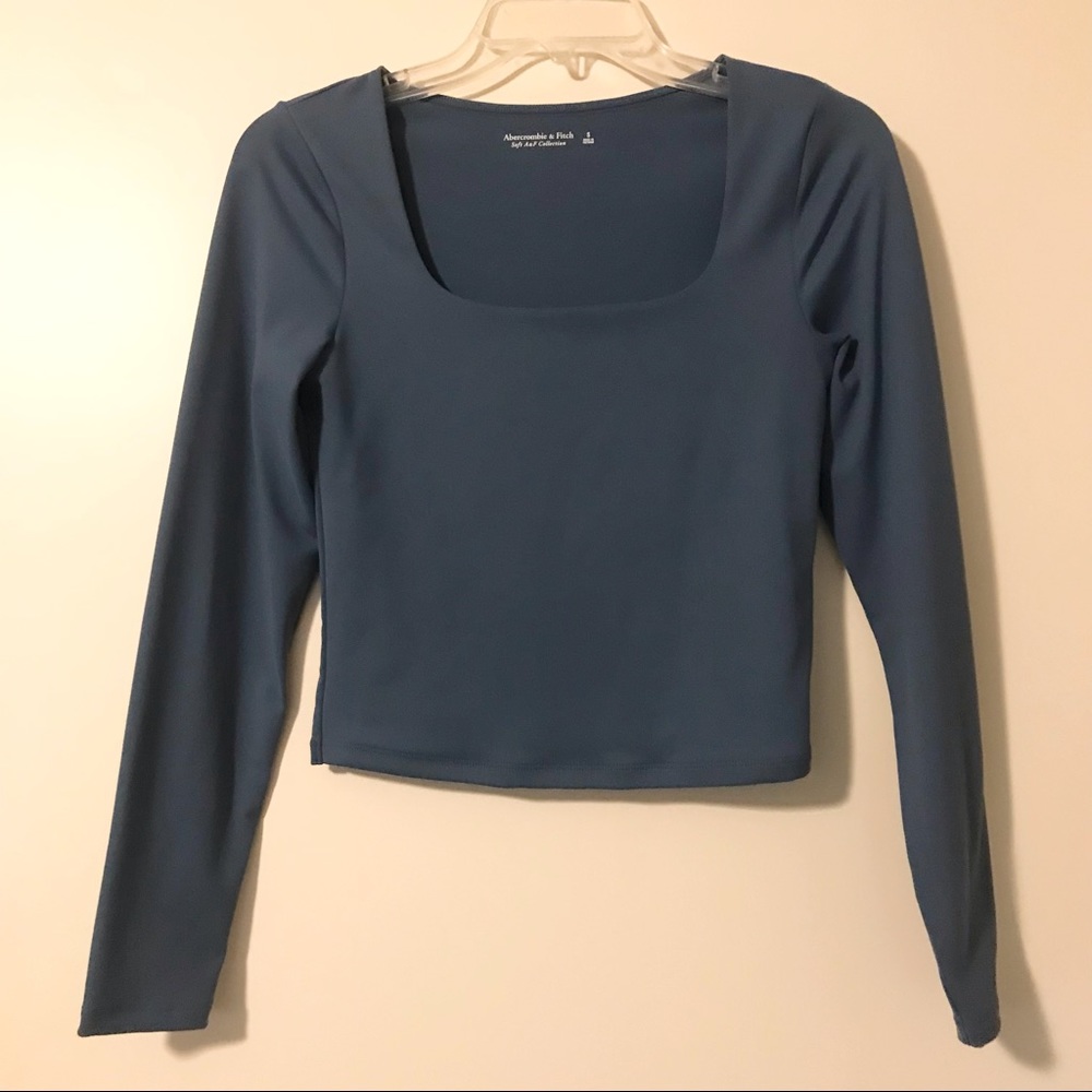 Abercrombie Long Sleeve Square Neck Top